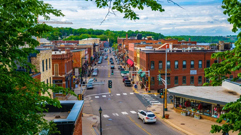 Downtown Stillwater Main Street storefronts